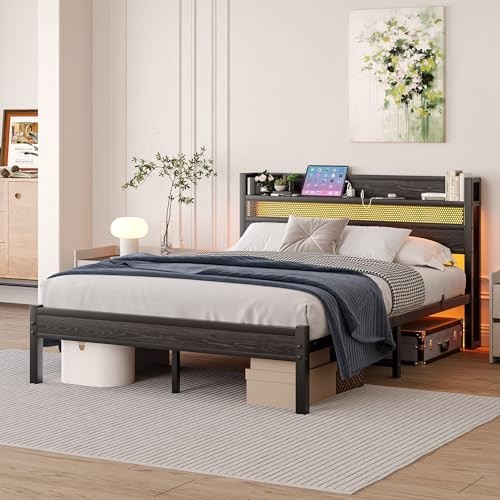 4ft6 double metal bed frame - 4ft6,