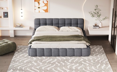 Padded bubble headboard - padded,