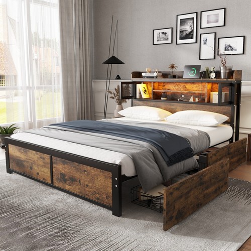 4ft6 double bed - 4ft6, with