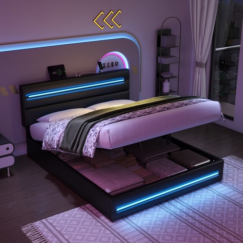Ottoman double bed frame with - frame,