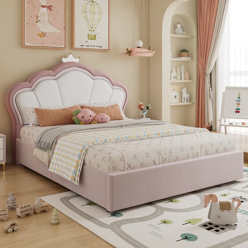Double upholstered ottoman - double,