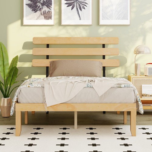 Solid wood bed frame - solid,