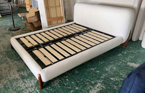 Beige upholstered fabric - beige,
