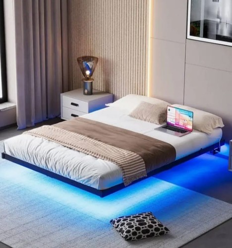 Double bed frame - double, led