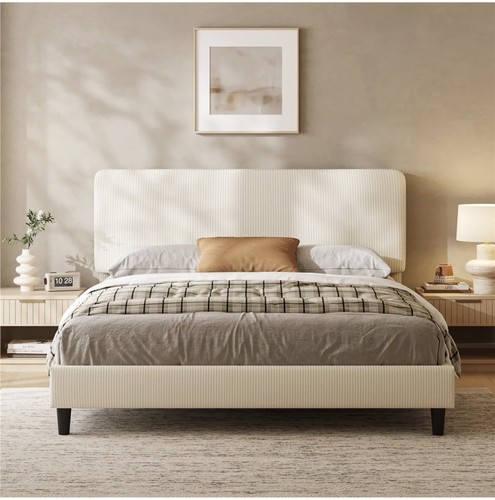 Yaheetech beige upholstered - yaheetech,