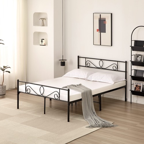 Metal bed frame with - metal,