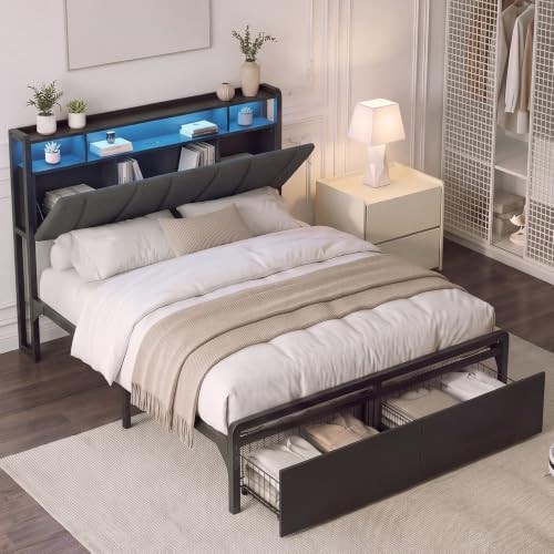 Double bed frame - bed,
