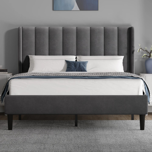 Vertical velvet upholstered - velvet,