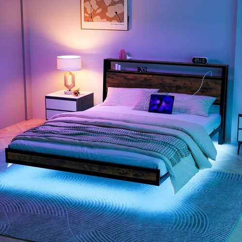 Double size floating bed - double,