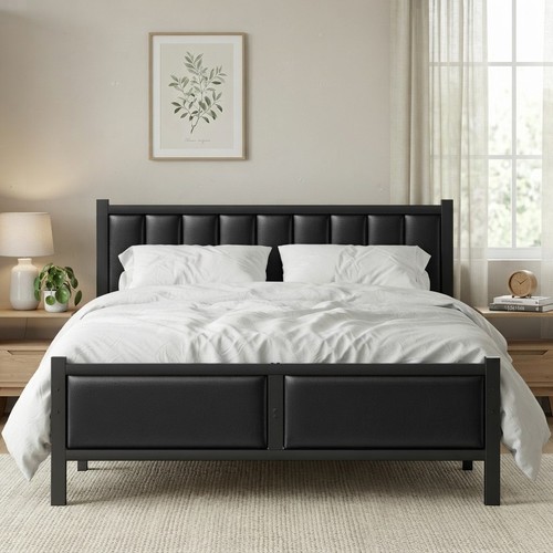 Heavy duty metal double - duty, bed