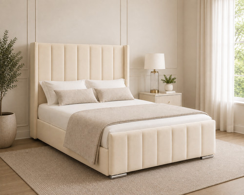 Luxury wingback bed - luxury,