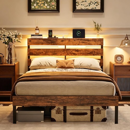 4ft6 double bed frame - 4ft6,