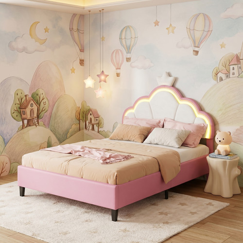Upholstered bed frame - upholstered,