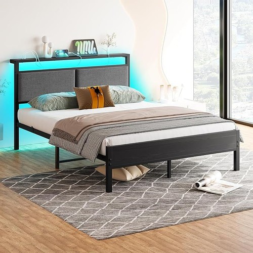 Foubam double size bed frame - bed,