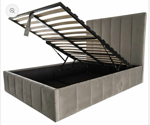 Grey velvet upholstered - grey,