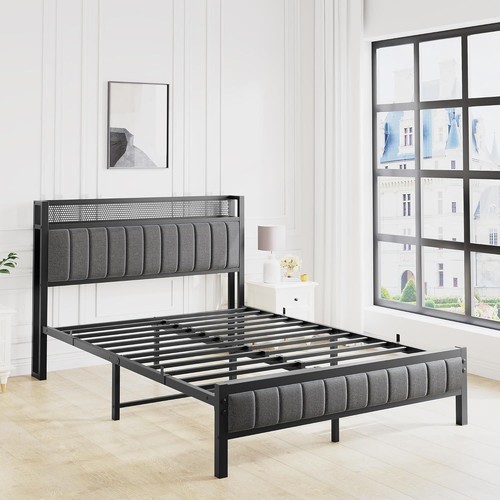 Borphom double bed - borphom, metal