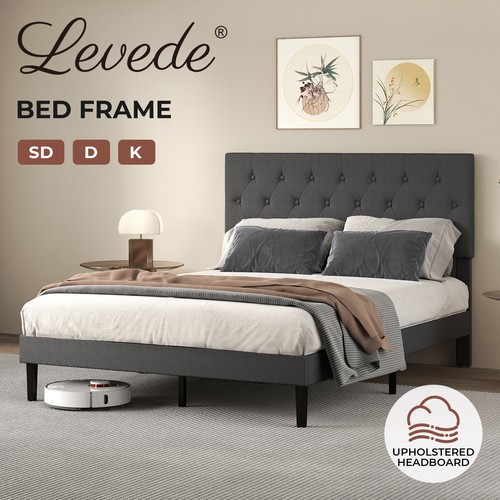 Levede upholstered bed frame - levede,