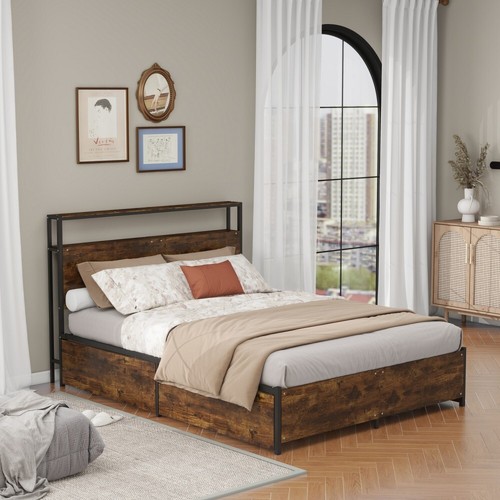 Double king size bed frame - size,