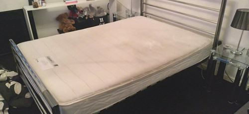 Double metal bed - double,