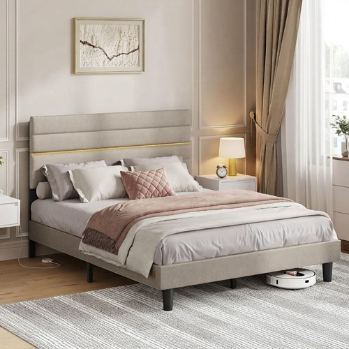 Modern double bed frame - double,