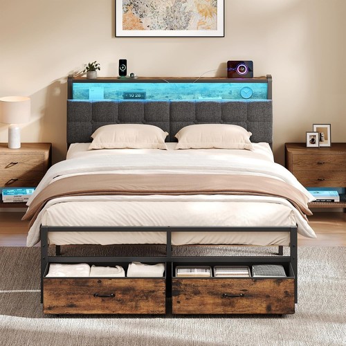 Double size bed frame - size,