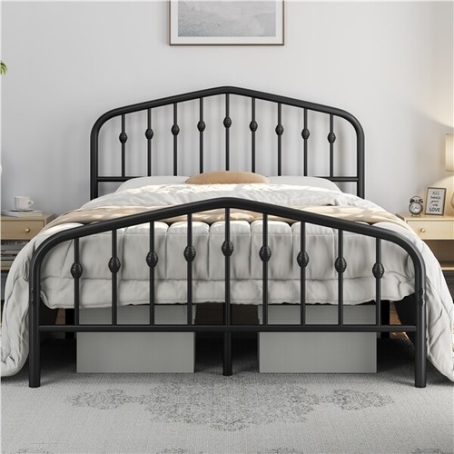 Metal platform bed frame - metal,