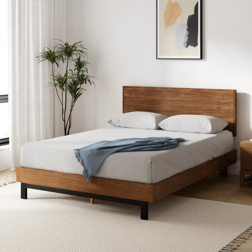 Fillmore solid wood bed frame - solid,