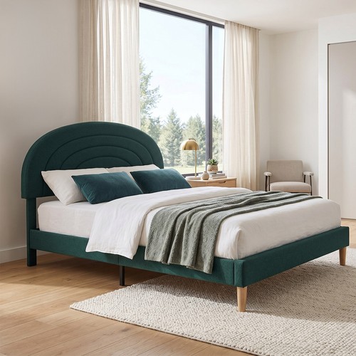 Slatted bed frame - frame, upholstered