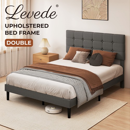 Levede bed frame upholstered - bed,