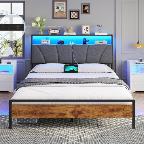 Double bed frame - double, with