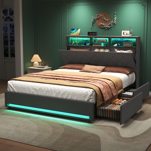 Upholstered bed 4ft6 - 4ft6, double