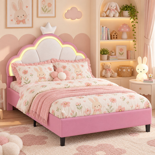 4ft6 double bed frame - bed,